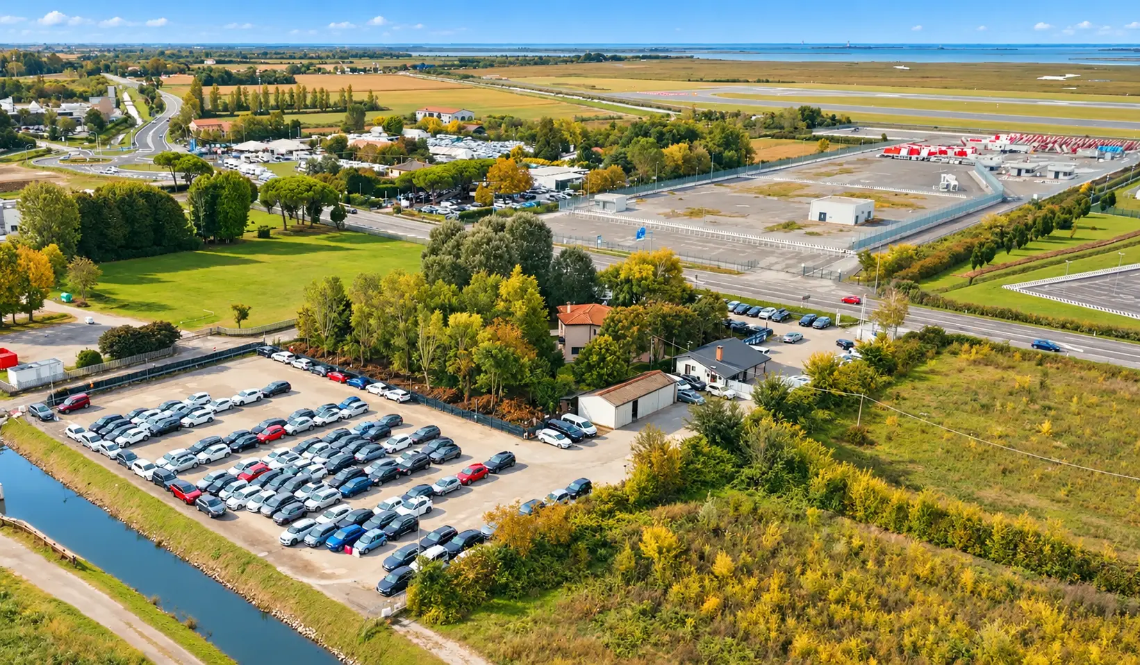 Open-air car park
